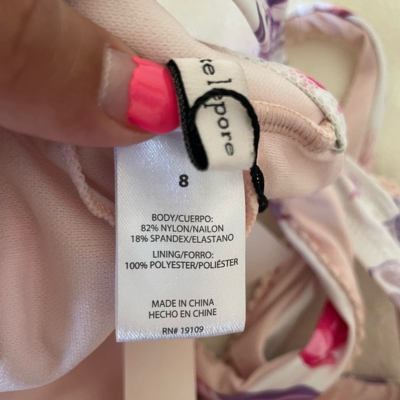 Nanette Lepore Cassia Floral Swimwear Top - Picture 7 of 7